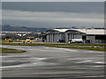 NS4866 : Gama Aviation hangars at Glasgow Airport by Thomas Nugent