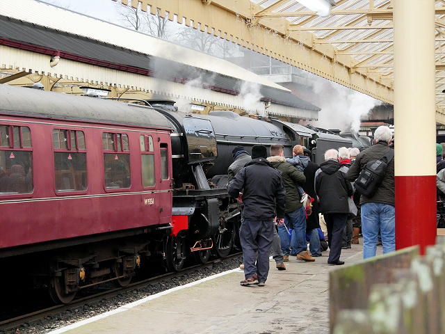 Bolton Street Station, Flying Scotsman in Steam