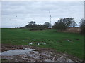 Muddy field off the layby on the A165