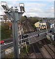 CCTV cameras observing Hendre Road level crossing, Pencoed