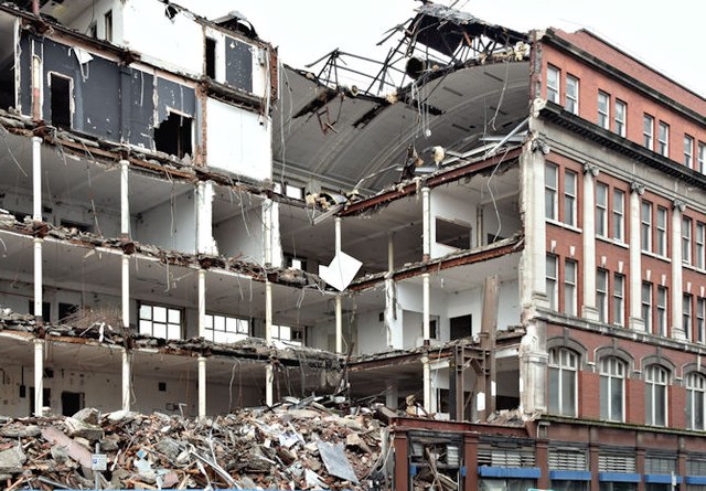 The Orpheus Building (demolition), Belfast - January 2016(2)