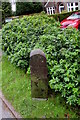 South side of an old milestone, Malpas, Newport