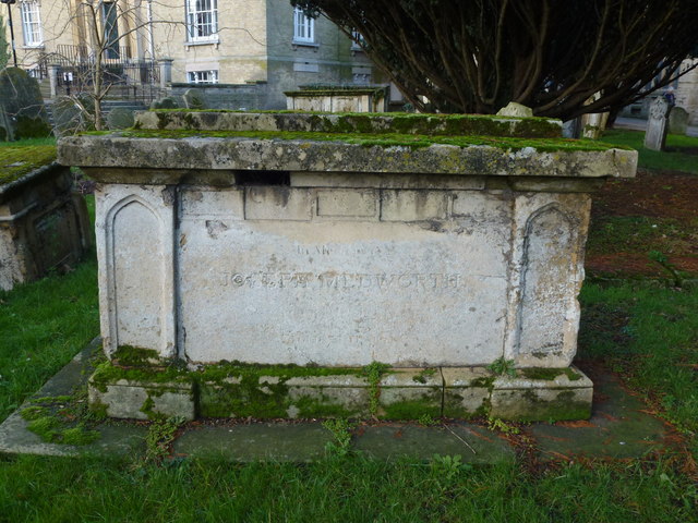 Joseph Medworth (1752 to 1827)  - A tomb chest in St Peter's churchyard, Wisbech