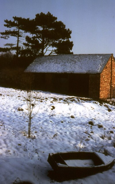 Farm buildings at Ansty, 1981