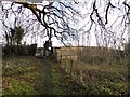 Footpath onto Barthomley Road near Crewe