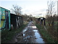 Track between the allotments