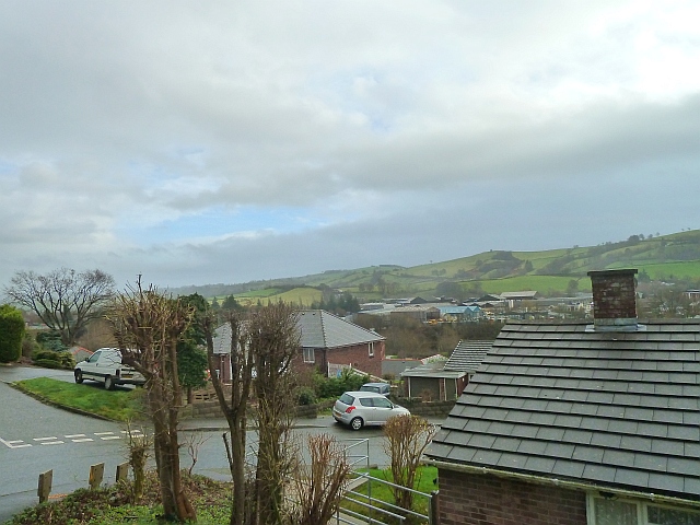 Junction of Hillside Avenue and Mwyn Fynydd viewed from Barn Lane