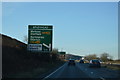 A1 approaching Apleyhead Interchange