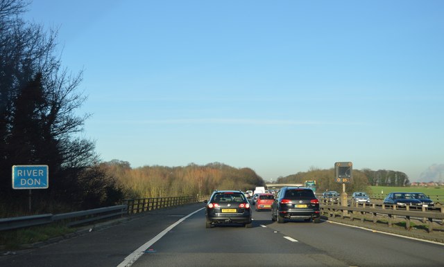 A1(M), crossing the River Don