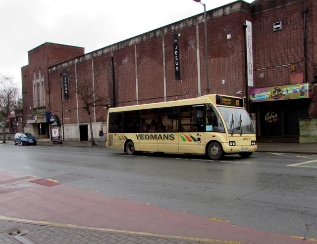 Yeomans bus, Commercial Road, Hereford