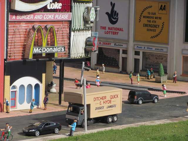 Babbacombe Model Village - Ditcher,... © John Light :: Geograph Britain and Ireland