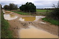 Junction of Cow Lane and footpath