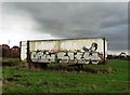 John Bull HGV trailer with graffiti