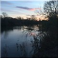 SK5235 : Sunrise over Beeston Pond by David Lally