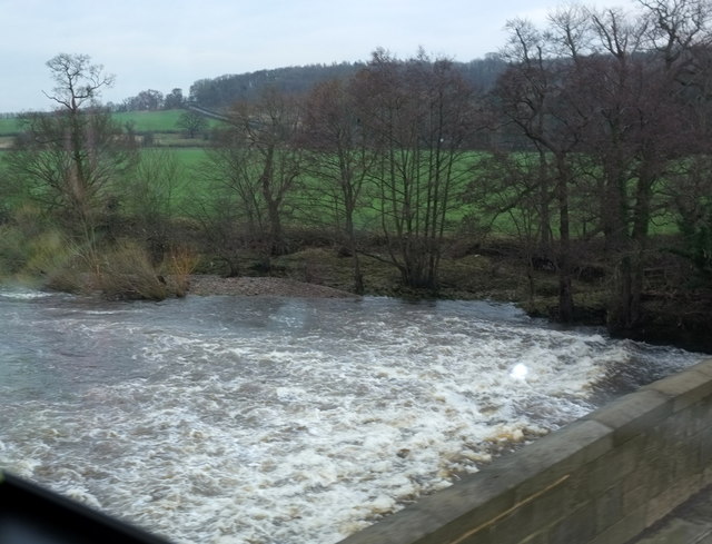 River Wharfe at Harewood Bridge Derek Harper Geograph Britain