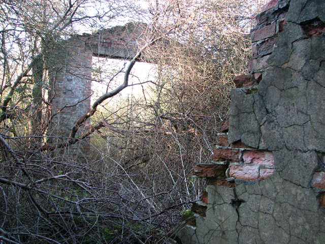 Remains of the Floodlight Tractor and Trailer Shed