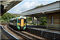 Brighton Train pulls into Lewes Station