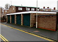 Four lockup garages, Stallard Court, Hereford