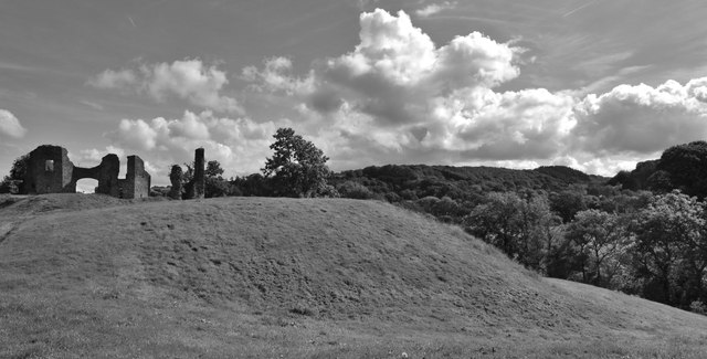 Castle Remains At Newcastle Emlyn