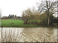 SP2965 : Grey and breezy on the Avon, southeast Warwick by Robin Stott