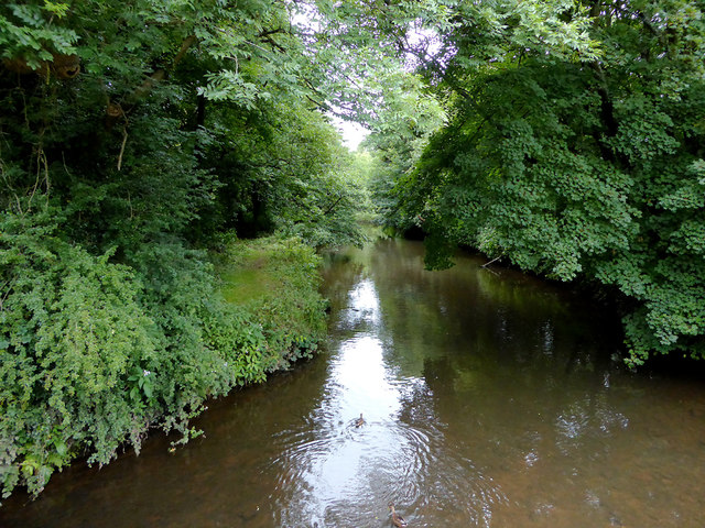 The River Churnet at Cheddleton,... © Roger Kidd cc-by-sa/2.0 ...