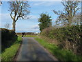 Minor road junction west of Tibberton Grange