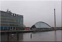 NS5665 : Pacific Quay buildings, Glasgow by Jim Barton