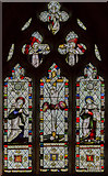 SK9057 : East window, St Mary's church, Carlton-le-Moorland by Julian P Guffogg