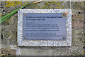 Plaque recording the bodies recovered from a bombed air raid shelter, Camberwell Green