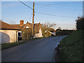 Bend in road near Gridiron Cottage, Little Bardfield