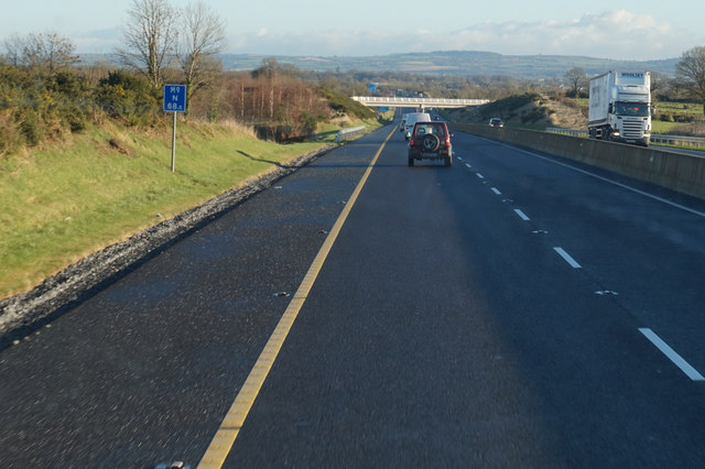M9 Northbound towards junction 7