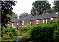 Terraced housing in Cheddleton, Staffordshire