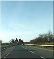 TL9163 : A14  Bury Road & Lay-by by Geographer