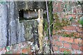 ST9191 : Stalactites on a WWII pillbox  by Philip Halling