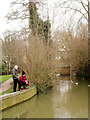 Angler and companion, Waltham Abbey