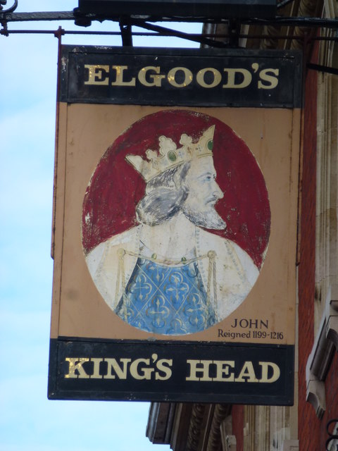 The Kings' Head (Sign) - Public Houses, Inns and Taverns of Wisbech