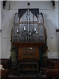 SP5621 : St Mary, Chesterton: organ by Basher Eyre