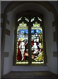 SP5621 : St Mary, Chesterton: stained glass window (a) by Basher Eyre