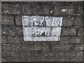 TL6272 : Bridge sign on Fordham Moor Bridge by Geographer