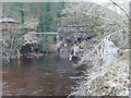 Copley Bridge, collapsed, downstream side