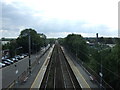 Railway towards Ipswich and London