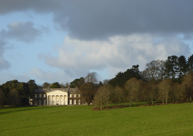 The south elevation of Trelissick House