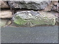 Bench mark alongside Denbigh Road near Hermon house