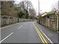 Denbigh Road, Mold, and a bench mark