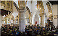 TF0267 : South aisle and nave, All Saints' church, Branston by Julian P Guffogg