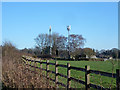 Telecommunications masts near A3