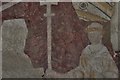 Brookland: The church of St.Augustine: The wall painting depicting the murder of Thomas a Becket 3