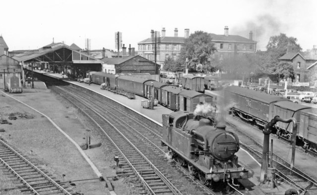 Peterborough North station, from... © Ben Brooksbank :: Geograph ...