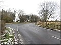 Road junction on the B1337 west of Pegswood