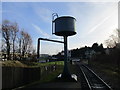 Water tower at Heywood station